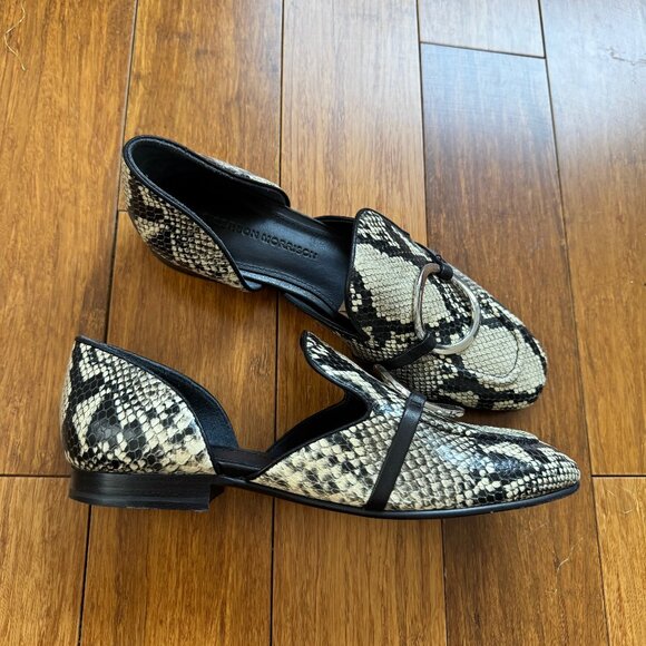 Sigerson Morrison animal print flats, size 37.5 (US 7.5) - Picture 3 of 10
